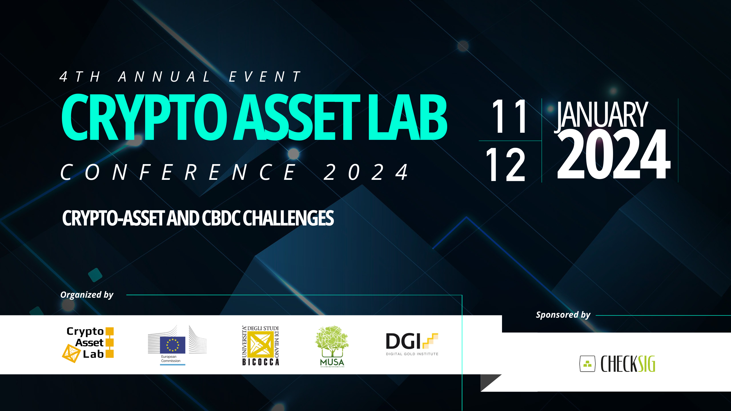 Al via la Quarta conferenza Crypto Asset Lab, focus su bitcoin e criptovalute