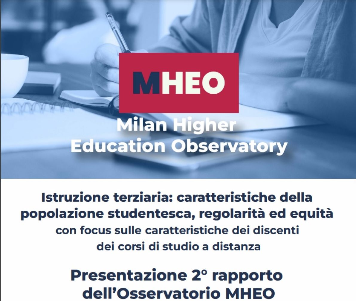 Second MHEO Report: focus on tertiary education and distance learning courses
