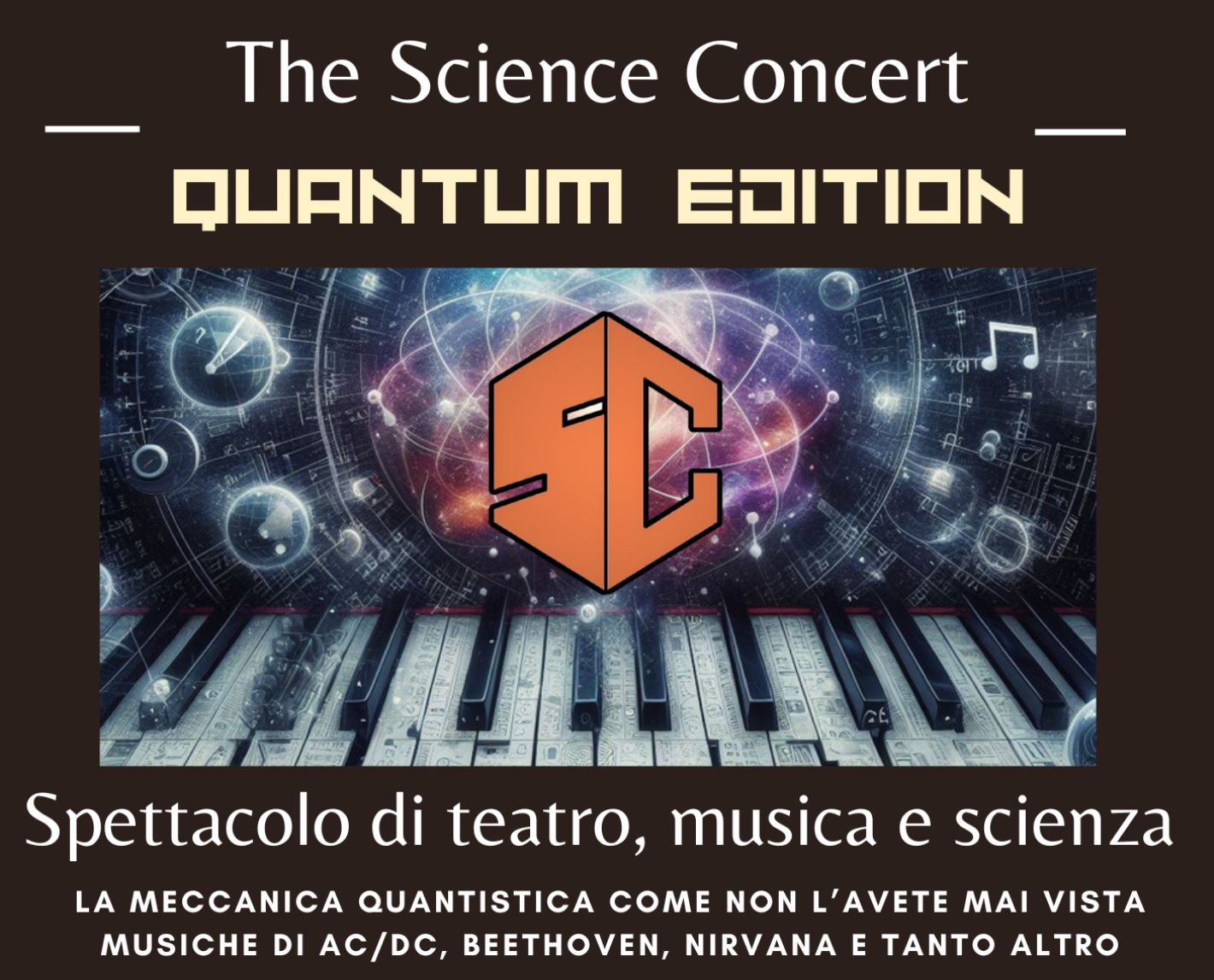 The Science Concert - Quantum Edition: an interdisciplinary journey through music and science