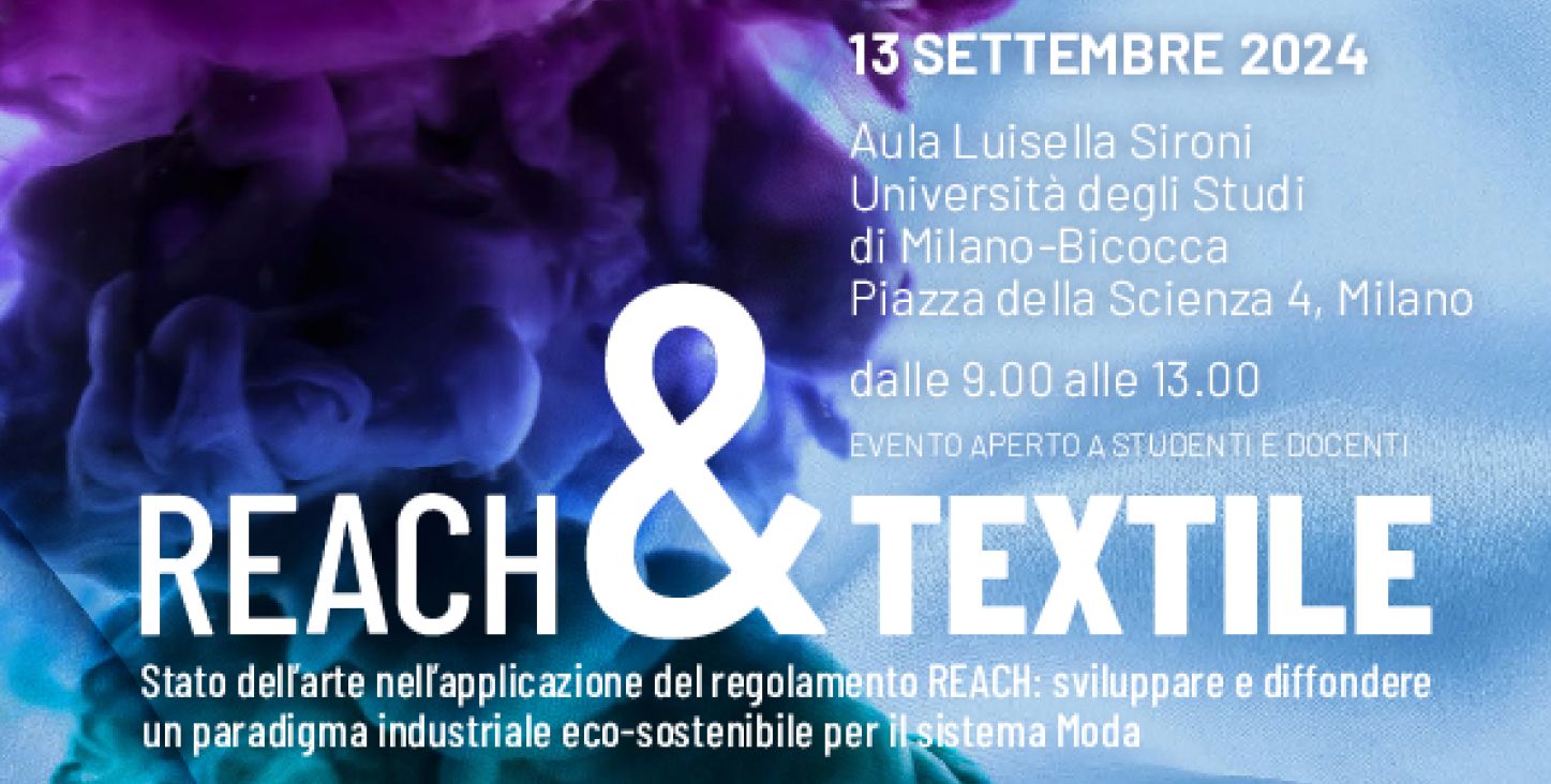 'Reach&Textile' at the University of Milan-Bicocca: towards sustainable textile production