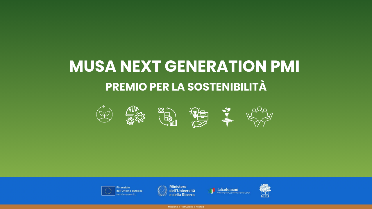 MUSA Next Generation PMI, aperto il bando che premia le PMI sostenibili