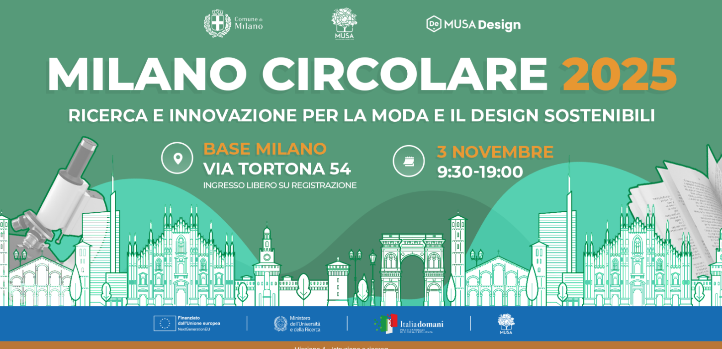 Milano Circolare 2025: Ricerca e innovazione per la moda e il design sostenibili