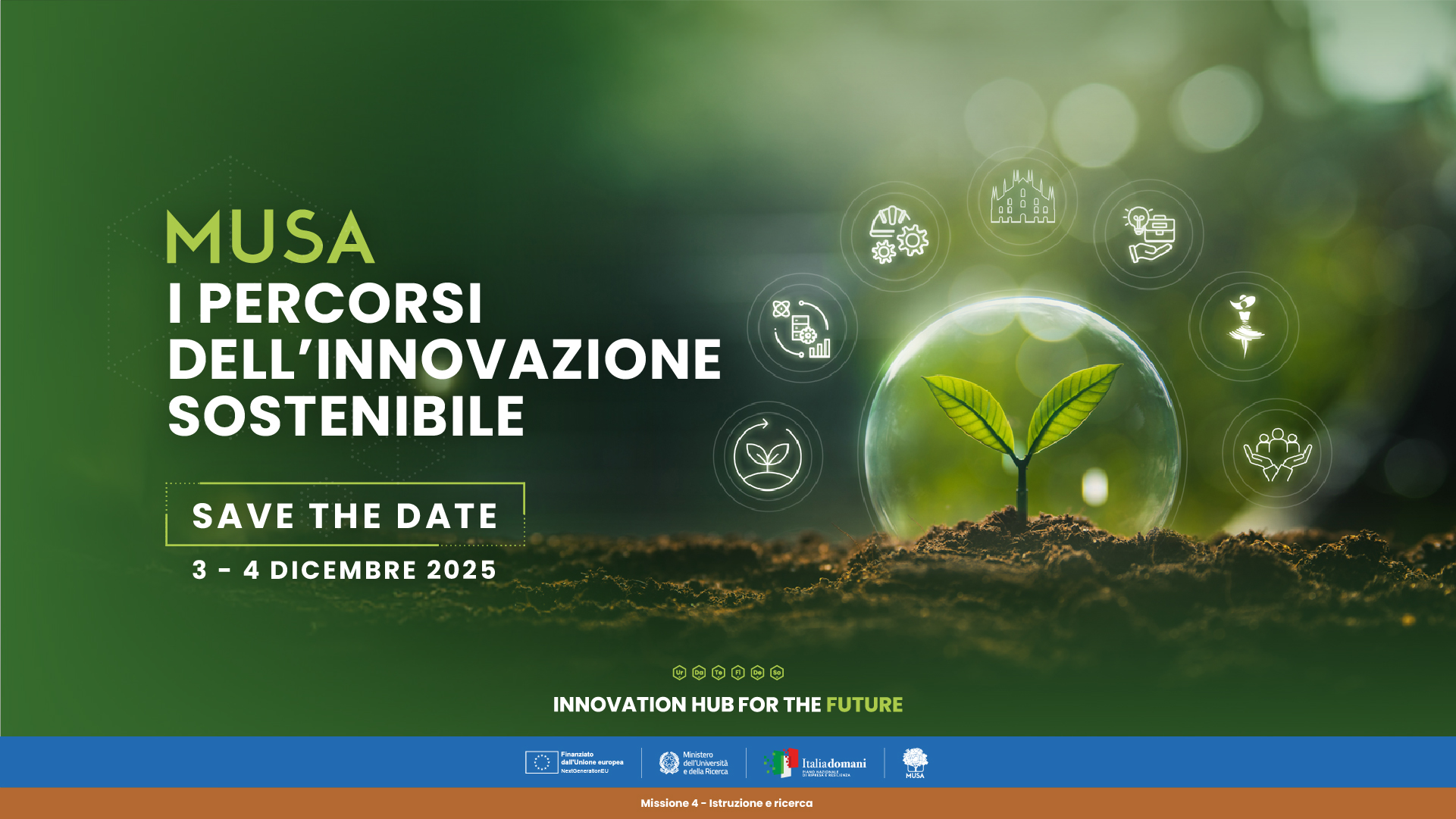 MUSA: il 3 e 4 dicembre due giornate dedicate all’innovazione sostenibile