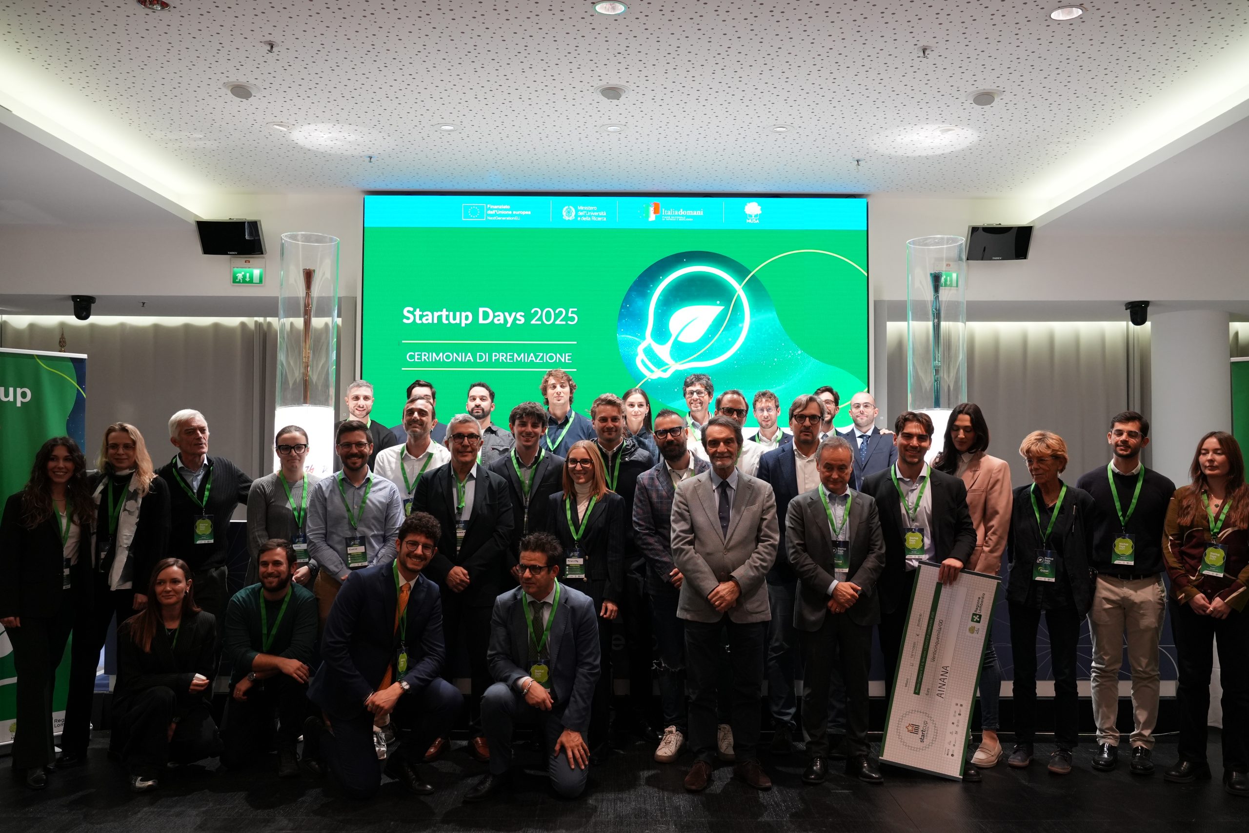 Startup Days 2025: premiate 20 idee per un futuro sostenibile e interconnesso